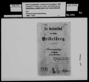 Vorbereitung und Durchführung der Kreisversammlung vom 13. April 1901 - 36. ordentliche Sitzung