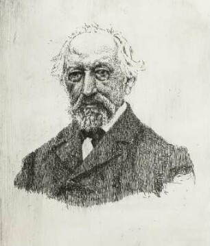 Klaus Groth : Radierung, kräftiger Druckzustand, 19./ 20. Jh.