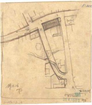 Fischer, Theodor; Lindenberg / Allgäu (Bayern); Gasthaus Rössle - Lageplan