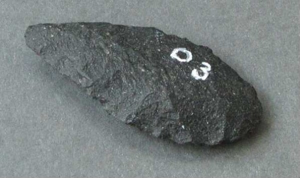 Stone arrowhead