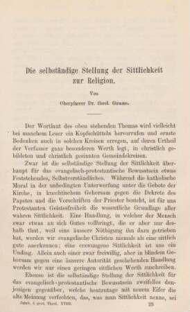 341-404 Die selbstständige Stellung der Sittlichkeit zur Religion