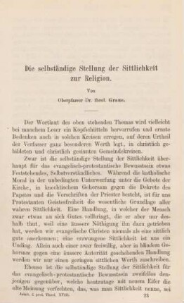 341-404 Die selbstständige Stellung der Sittlichkeit zur Religion