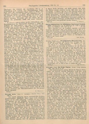 306 [Rezension] Arens, Bernard, Die katholischen Missionsvereine. Darstellung ihres Werdens und Wirkens, ihrer Satzungen und Vorrechte