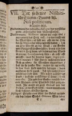 41-52, Biedermann der redliche. Nisilogus der ....