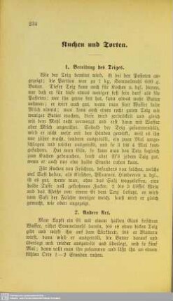 Kuchen und Torten