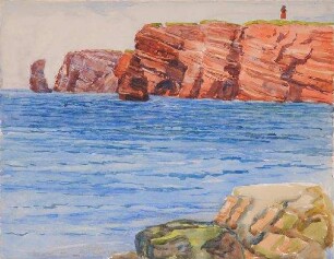 Blick auf Helgoland