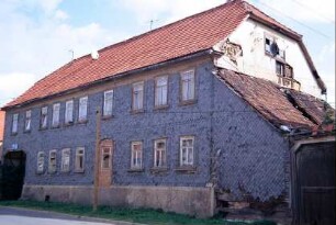 verschiefertes Bauernhaus, ehemals Sero-Annahmestelle (Sekundärrohstoffe)