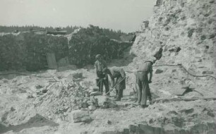 Talsperre Muldenberg bei Grünbach im Vogtland, Deutschland, 1947