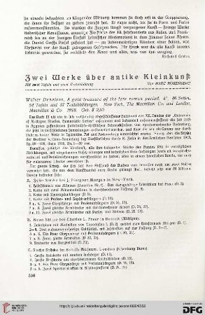 14: Zwei Werke über antike Kleinkunst