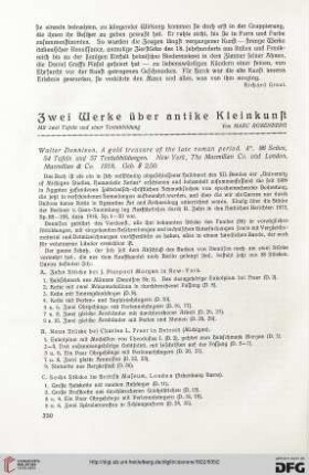 14: Zwei Werke über antike Kleinkunst