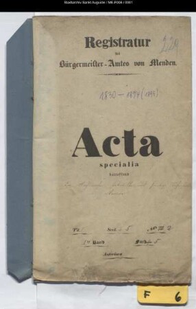 Nachtwachen, Bürgerwehren, Patrouillen, auch Personalangelegenheiten - specialia -