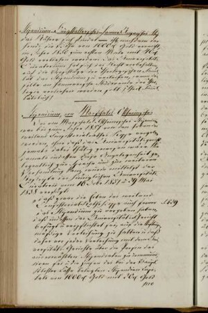 Stipendium - von Marschal-Ostheimisches-Stipendium