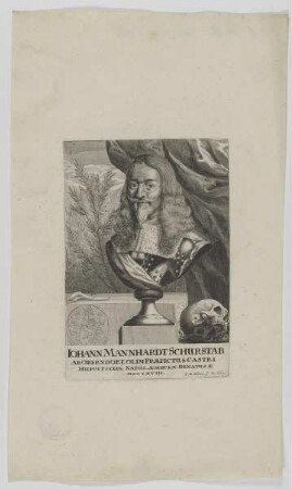 Bildnis des Iohann Mannhardt Schurstab ab Oberndorf