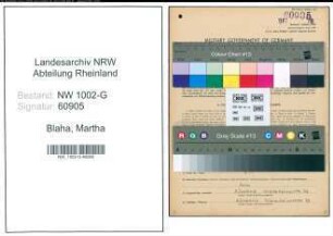Entnazifizierung Martha Blaha, geb. 13.05.1895 ()