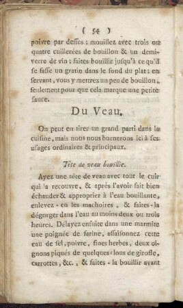 Du Veau.