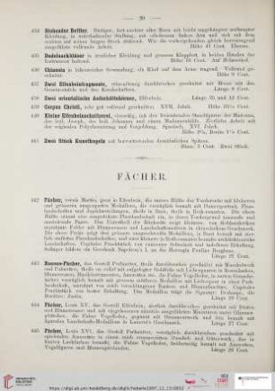 Fächer (Nr. 442-539)