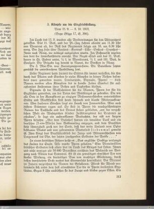 3. Kämpfe um die Siegfriedstellung