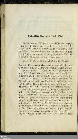 Bedenkliche Scripturen 1620. 1733