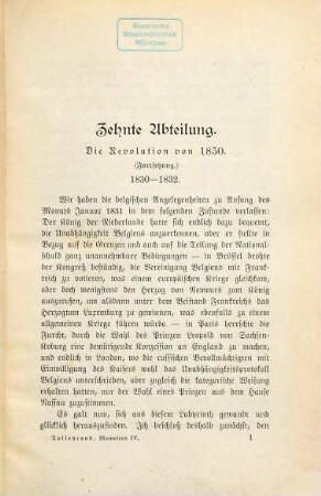 Memoiren des Fürsten Talleyrand, 4