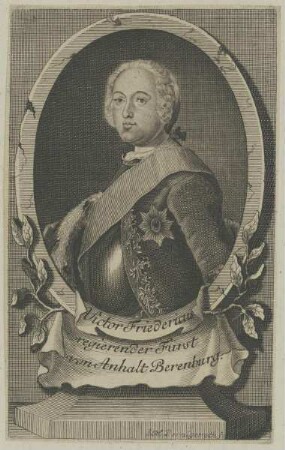 Bildnis des Viktor Friedrich II., Fürst von Anhalt-Bernburg