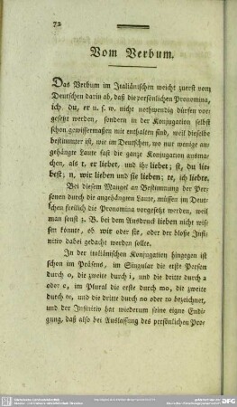 Vom Verbum
