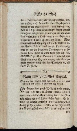 Neun und vierzigstes Kapitel. Man mag auch spielen, was man will, so verliert man sicherlich sein Spiel, so bald man sich vergißt.