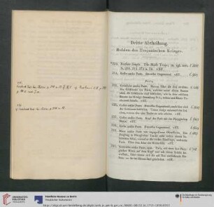 Dritte Abtheilung. Helden des Trojanischen Krieges