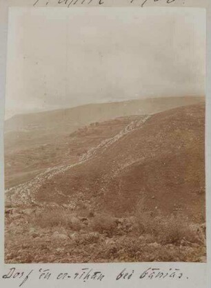 Dorf 'en er-rihan bei banias [Banyas (Ort)].