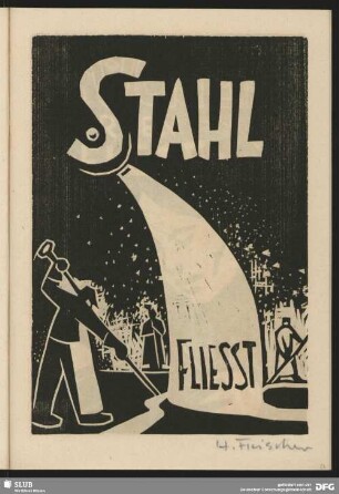 Stahl fließt