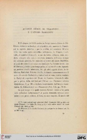 47.1919: Antonio Héron de Villefosse e l'avorio Barberini