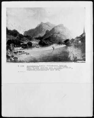 Landschaft mit See