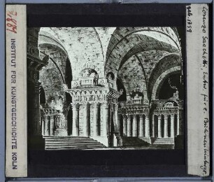 Sacchetti, Bühnenentwurf (Zeichnung) (Wien Albertina 1956)