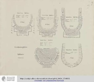 [Darmstadt.] Grossherzogliches Hoftheater (Zuschauerraum) [Bildliche Darstellung]