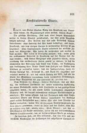 Konstitutionelle Charte