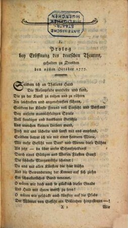 Theater-Journal für Deutschland. 17. 1781