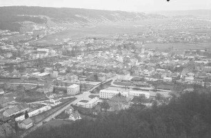 Kelheim: Blick von der Befreiungshalle auf Kehlheim