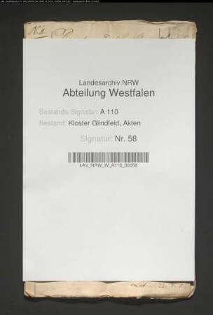 Verzeichnisse der Einkünfte der Vikarie Winterberg.