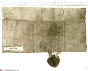 Bürgermeister, Schöffen und Bürger von Fulda bekunden für sich und ihre Erben, dass sie von Heinrich [von Kranlucken], Abt [von Fulda], Dekan Diet...