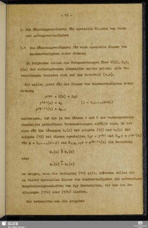 3. Das Näherungsverfahren für spezielle Klassen von Rand- und Anfangswertaufgaben