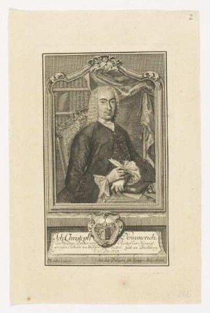 Bildnis des Joh. Christoph Dommerich