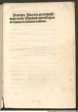 Praecepta ad Demonicum
