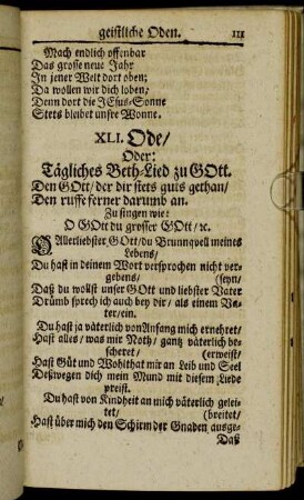 XLI. Ode. - L. Ode.