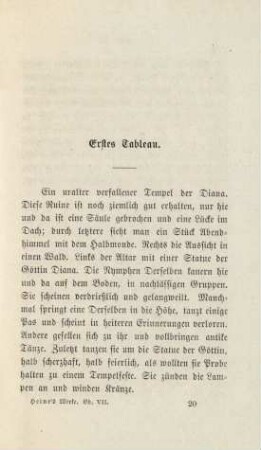 Erstes Tableau