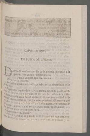 Capítulo XXXVII - En busca de víveres