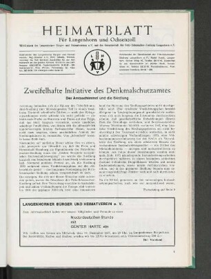Niederdeutsche Stunde mit Günter Harte