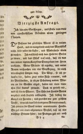 391-401, Vierzigste Anfrage