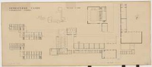 Sportfield Kairo Sporting School for Boys: Lageplan 1:100, Grundriss Ground Floor, Gesamtensemble, Boarding House 1:200