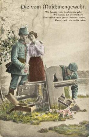 Die von dem Maschinengewehr. - Wir Jungen vom Maschinengewehr [...]