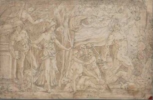 Der Streit zwischen Minerva und Neptun