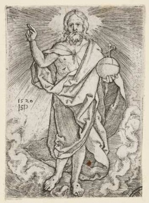 Christus mit der Weltkugel (Salvator Mundi)